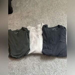 Men’s Abercrombie Essential Long Sleeve 3 Pack